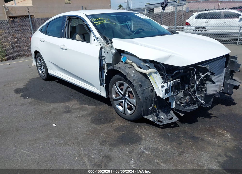 2017 HONDA CIVIC LX VIN: 19XFC2F5XHE209247
