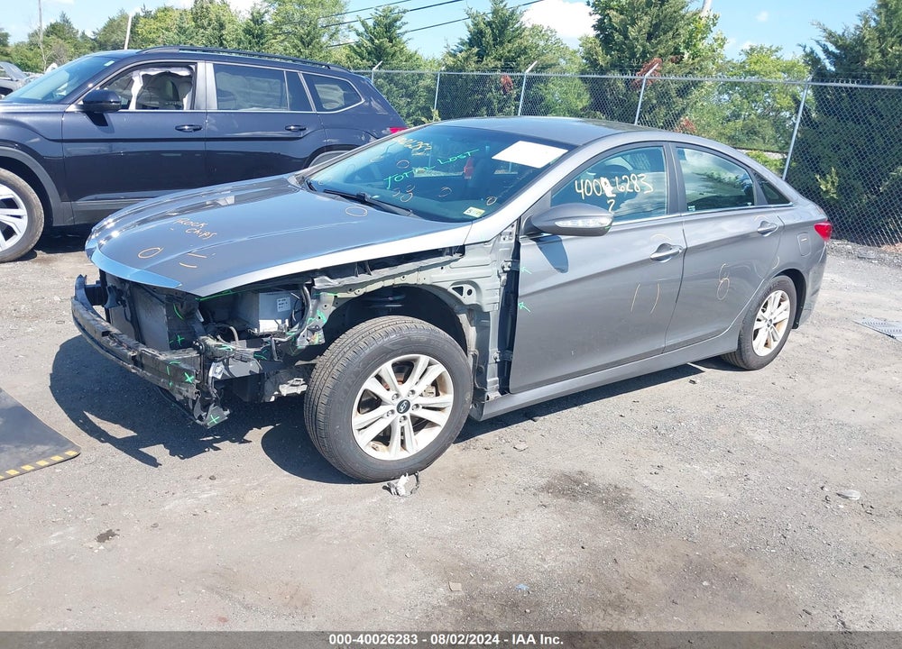 2014 HYUNDAI SONATA GLS VIN: 5NPEB4AC6EH819072