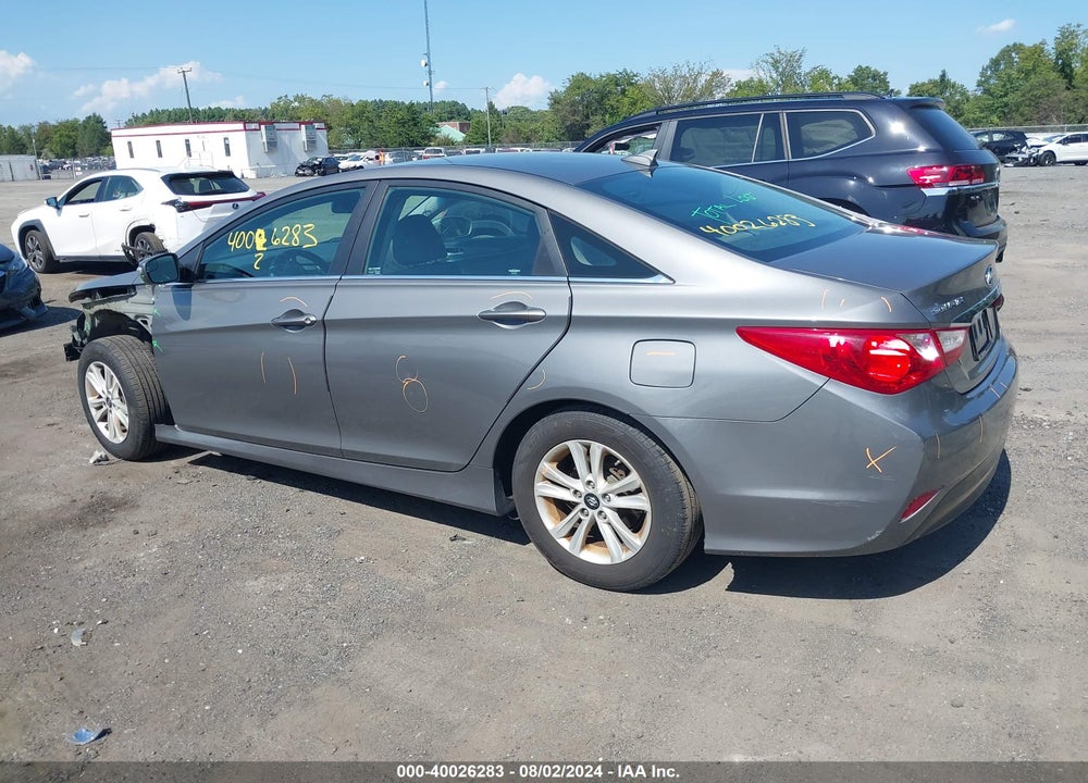 2014 HYUNDAI SONATA GLS VIN: 5NPEB4AC6EH819072