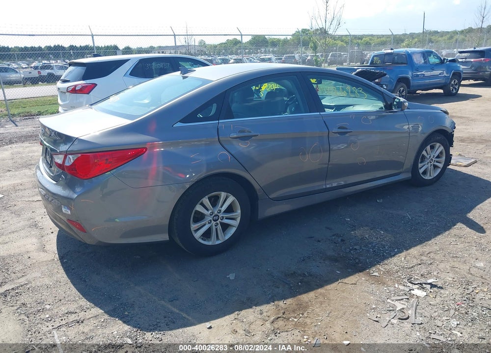 2014 HYUNDAI SONATA GLS VIN: 5NPEB4AC6EH819072