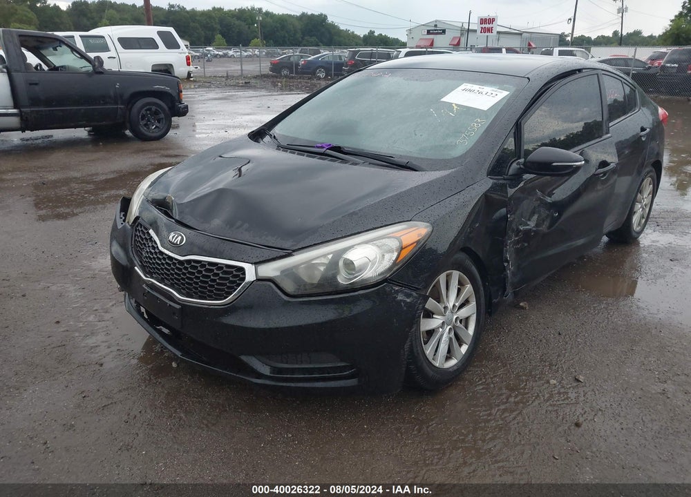 2014 KIA FORTE LX VIN: KNAFX4A62E5091277