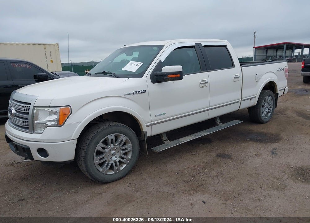 2012 FORD F-150 PLATINUM VIN: 1FTFW1ETXCFA72309