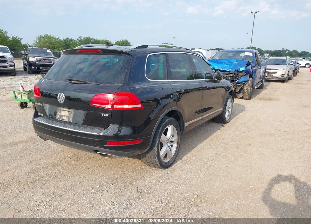 2011 VOLKSWAGEN TOUAREG TDI LUX VIN: WVGFK9BP1BD004830