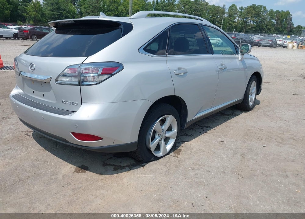 2012 LEXUS RX 350 VIN: 2T2BK1BAXCC148466