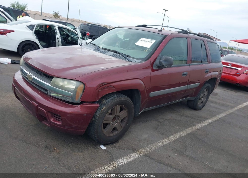 2005 CHEVROLET TRAILBLAZER LS VIN: 1GNDS13S152345183