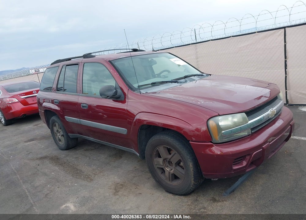 2005 CHEVROLET TRAILBLAZER LS VIN: 1GNDS13S152345183