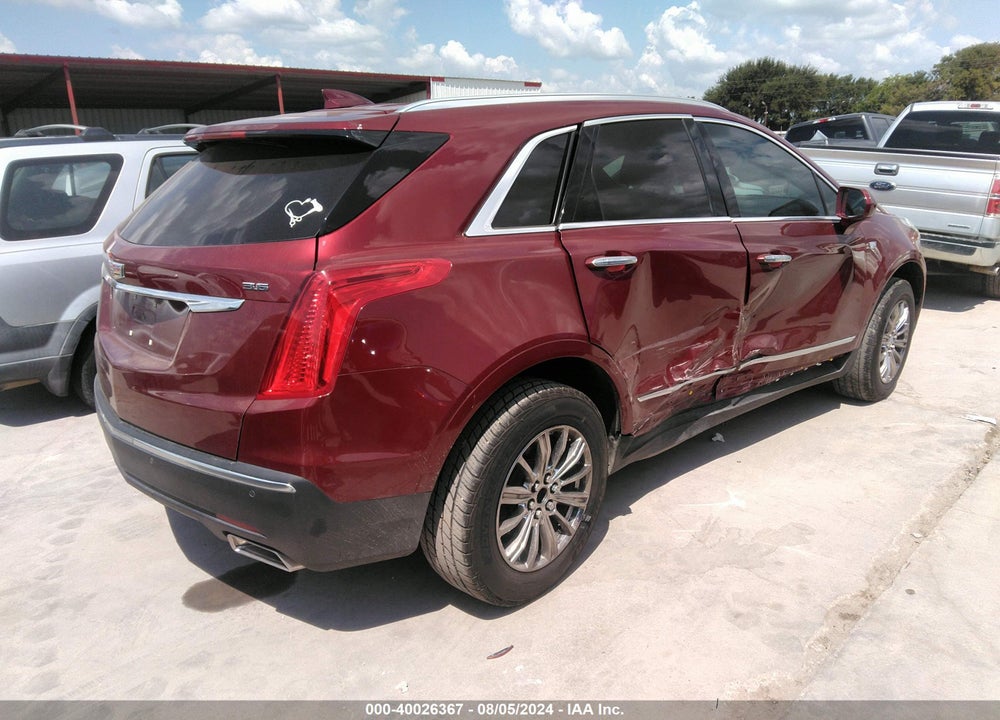 2017 CADILLAC XT5 STANDARD VIN: 1GYKNARS4HZ231134