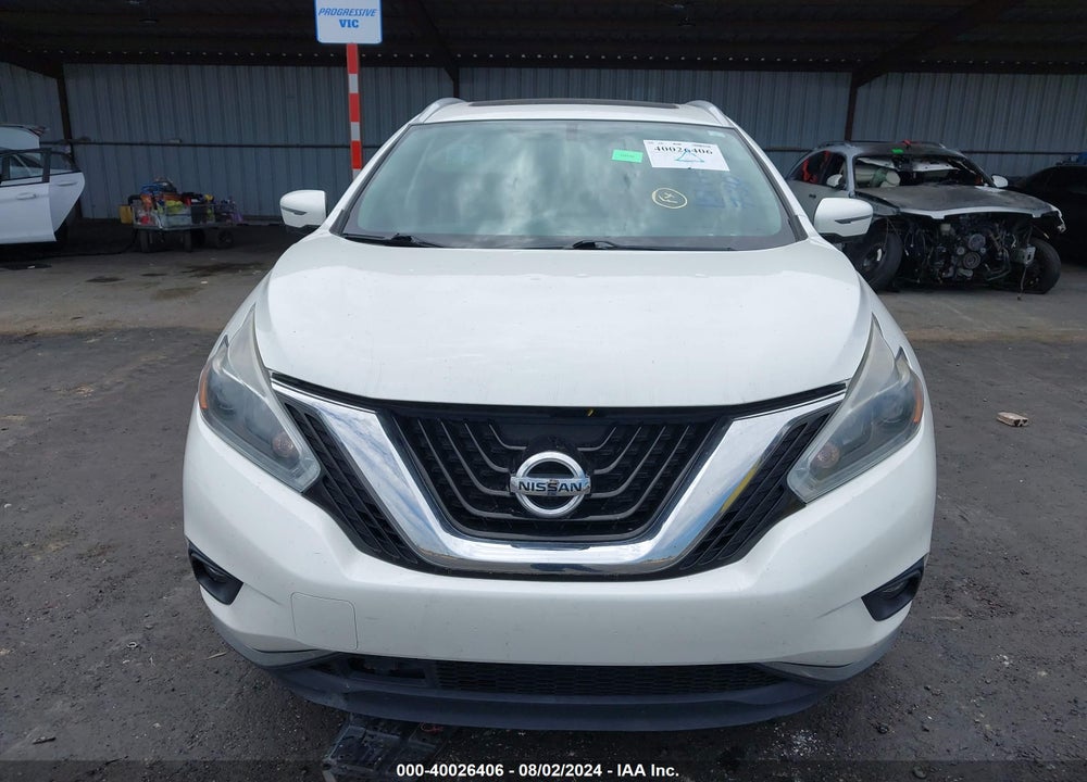 2018 NISSAN MURANO PLATINUM/S/SL/SV VIN: 5N1AZ2MH3JN156359