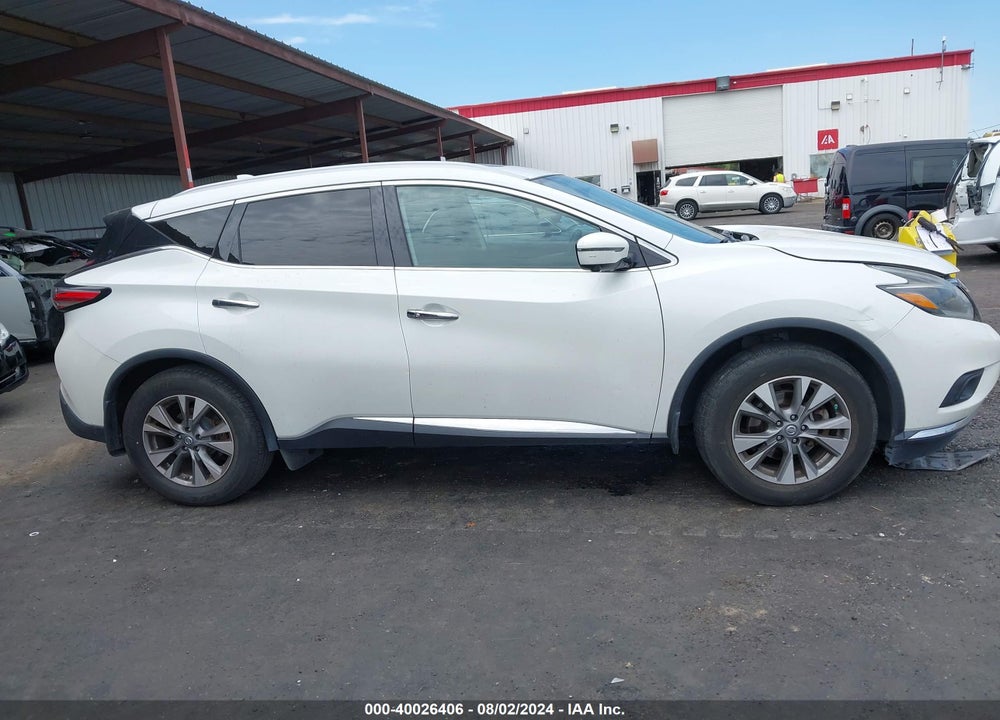 2018 NISSAN MURANO PLATINUM/S/SL/SV VIN: 5N1AZ2MH3JN156359