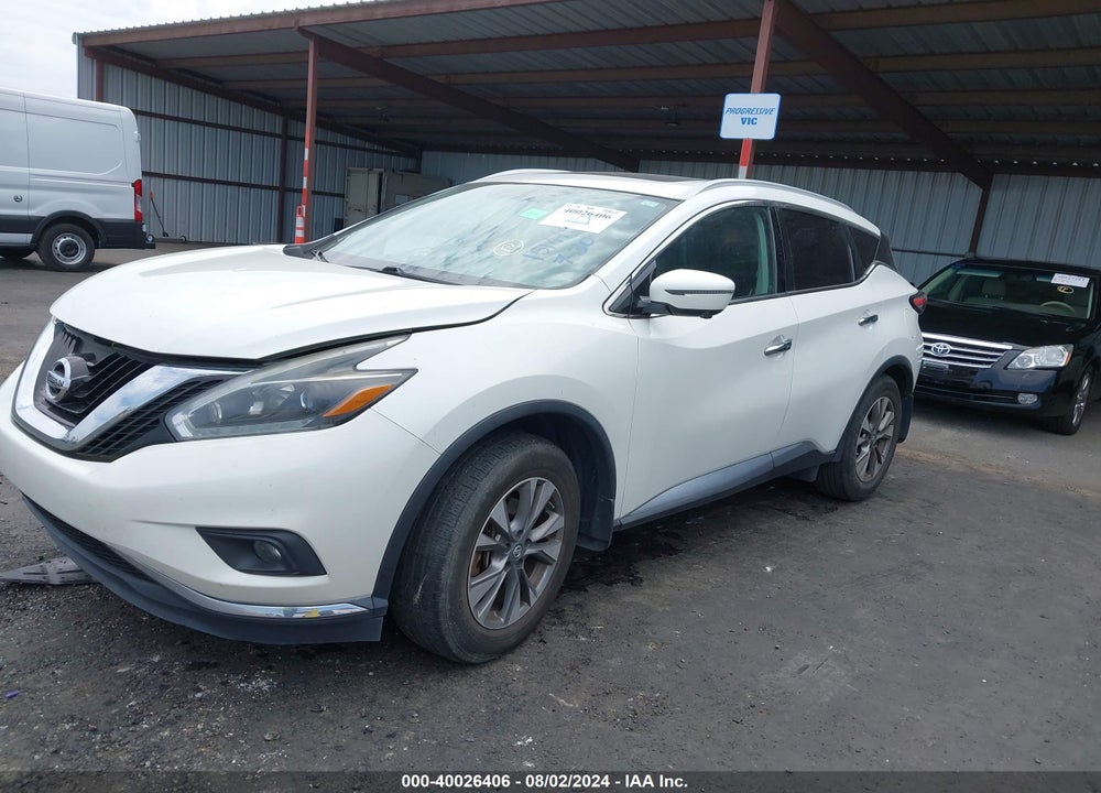 2018 NISSAN MURANO PLATINUM/S/SL/SV VIN: 5N1AZ2MH3JN156359