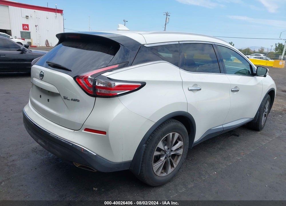 2018 NISSAN MURANO PLATINUM/S/SL/SV VIN: 5N1AZ2MH3JN156359
