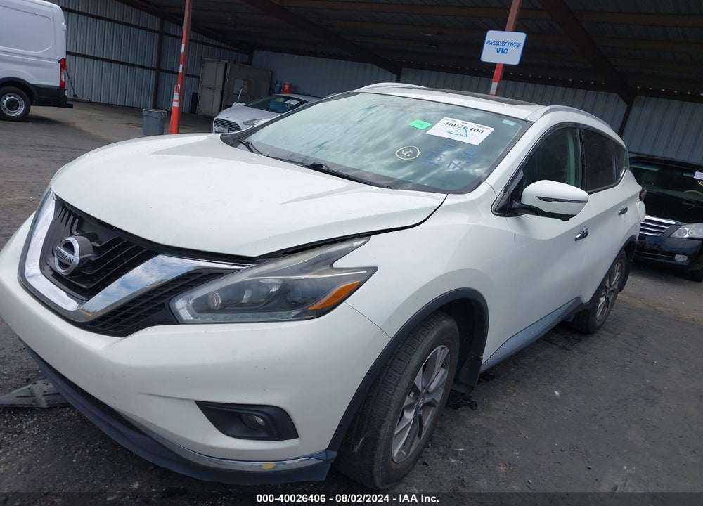 2018 NISSAN MURANO PLATINUM/S/SL/SV VIN: 5N1AZ2MH3JN156359