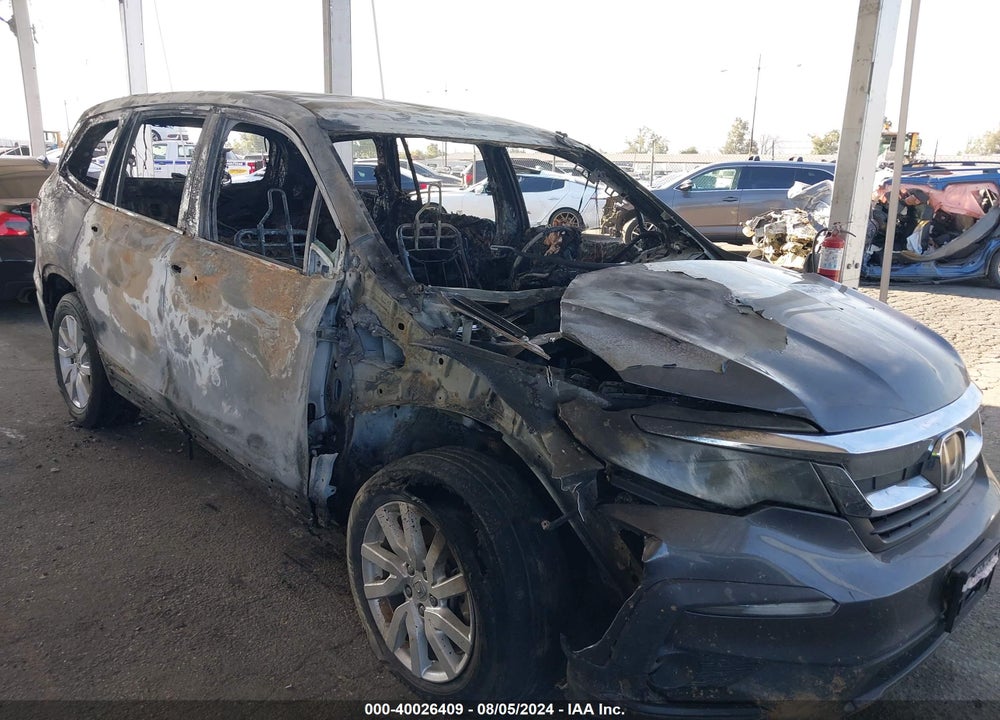 2019 HONDA PILOT LX VIN: 5FNYF6H1XKB045209