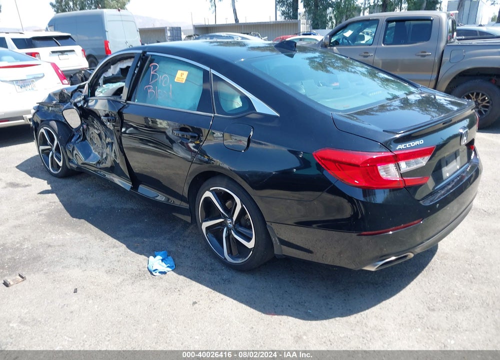 2020 HONDA ACCORD SPORT VIN: 1HGCV1F38LA033303