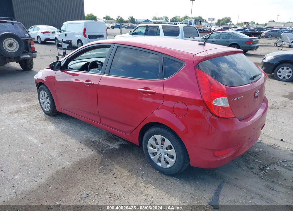 2016 HYUNDAI ACCENT SE VIN: KMHCT5AE2GU237454