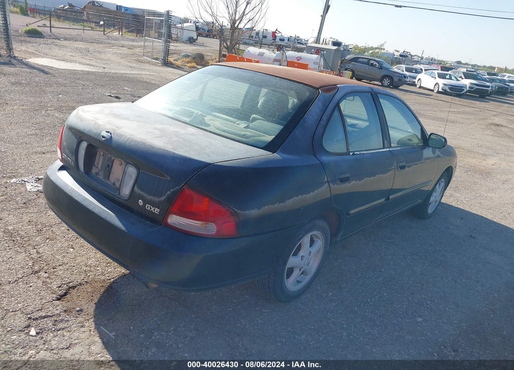 2001 NISSAN SENTRA VIN: 3N1CB51D31L496862