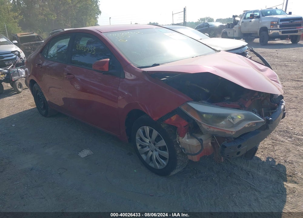 2015 TOYOTA COROLLA LE VIN: 5YFBURHE9FP222665