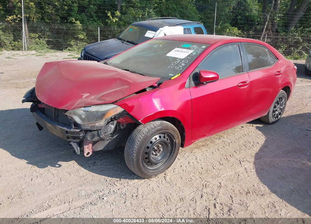 2015 TOYOTA COROLLA LE VIN: 5YFBURHE9FP222665