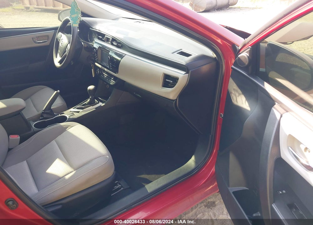 2015 TOYOTA COROLLA LE VIN: 5YFBURHE9FP222665