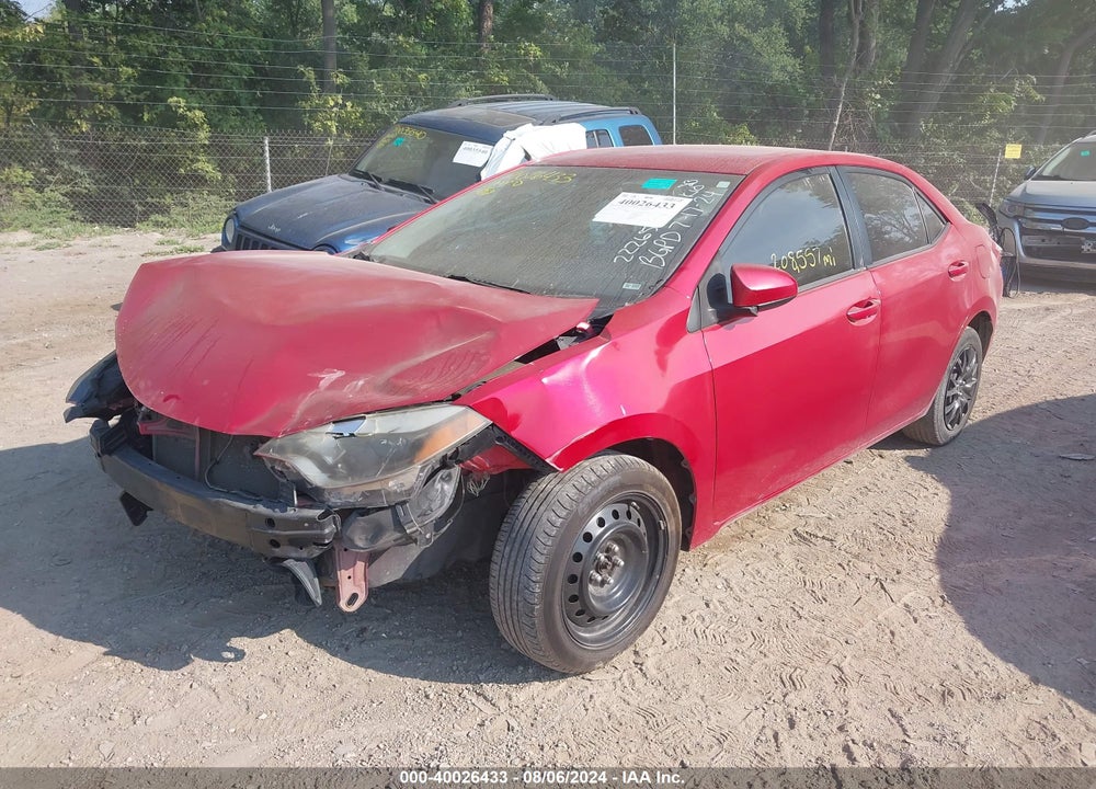 2015 TOYOTA COROLLA LE VIN: 5YFBURHE9FP222665