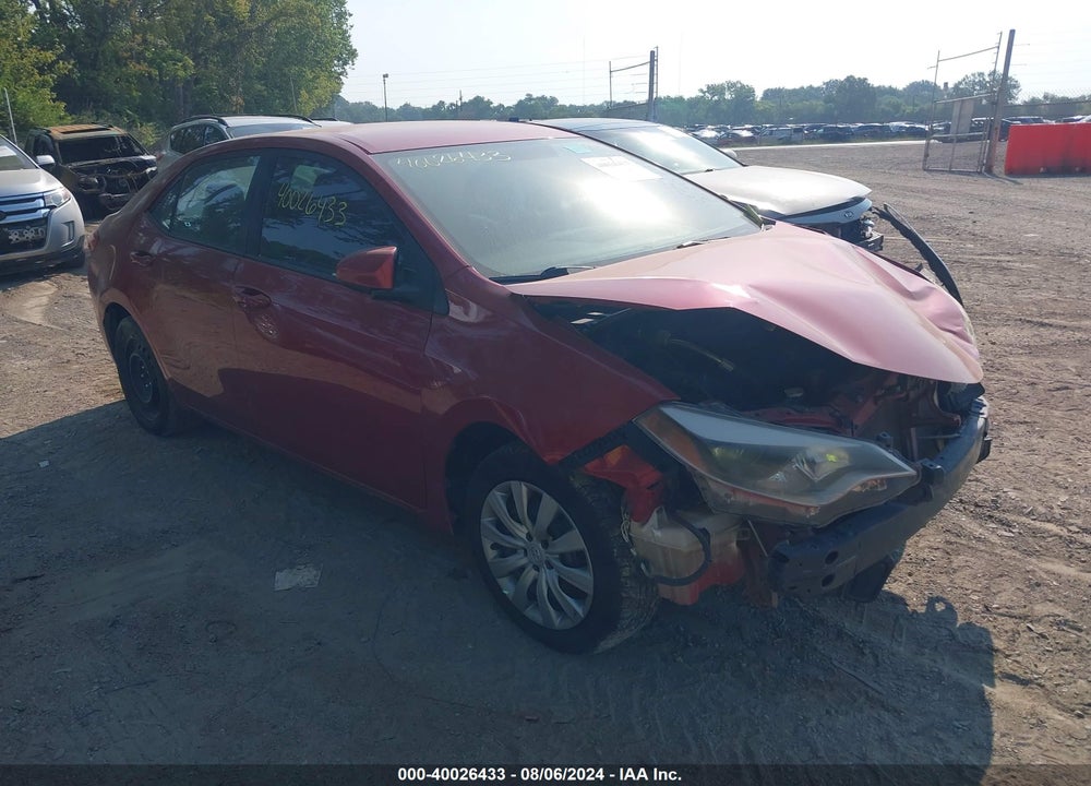 2015 TOYOTA COROLLA LE VIN: 5YFBURHE9FP222665