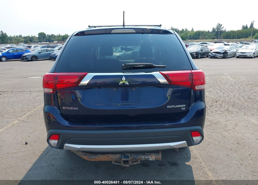 2016 MITSUBISHI OUTLANDER SE VIN: JA4AZ3A3XGZ029509