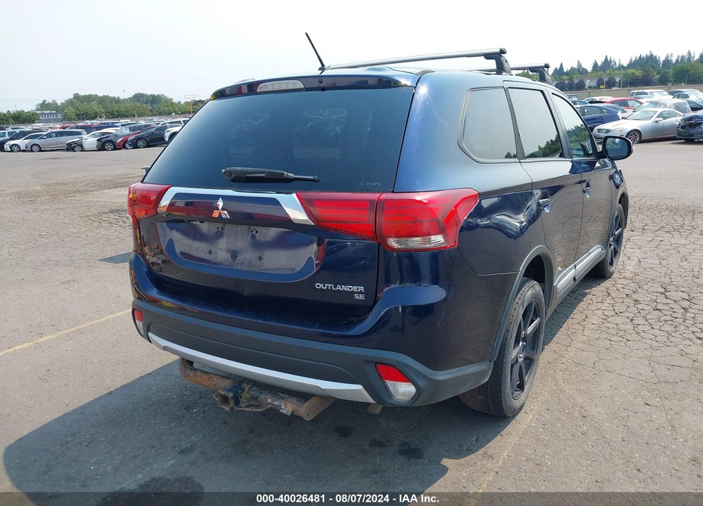 2016 MITSUBISHI OUTLANDER SE VIN: JA4AZ3A3XGZ029509