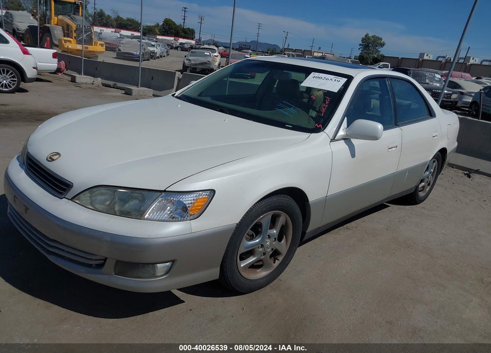 2000 LEXUS ES 300 VIN: JT8BF28G0Y5078943
