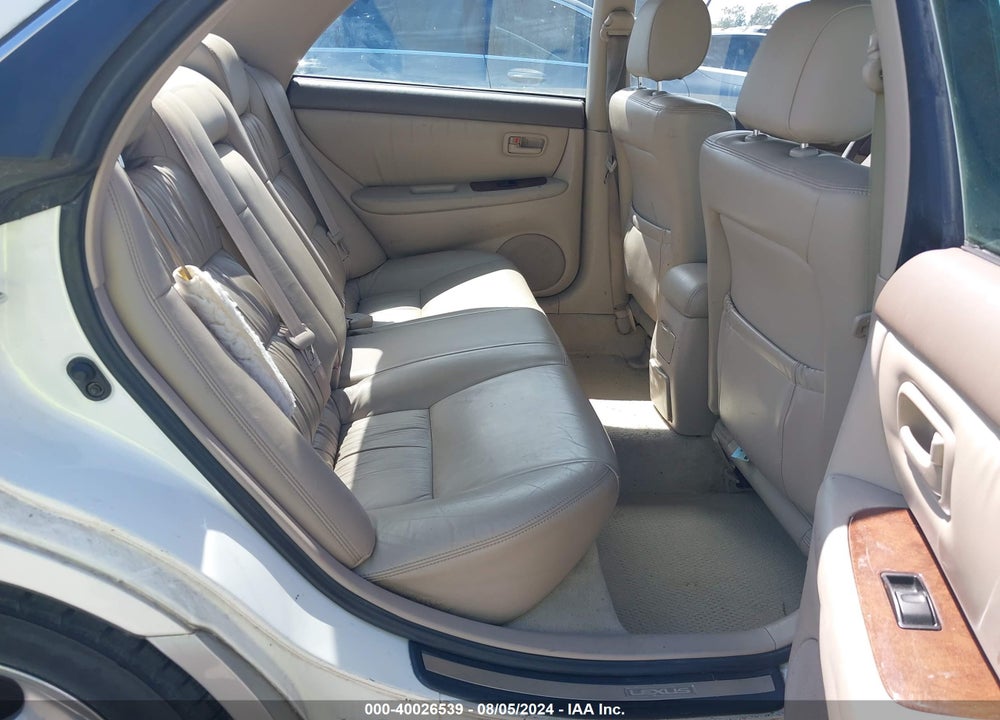 2000 LEXUS ES 300 VIN: JT8BF28G0Y5078943