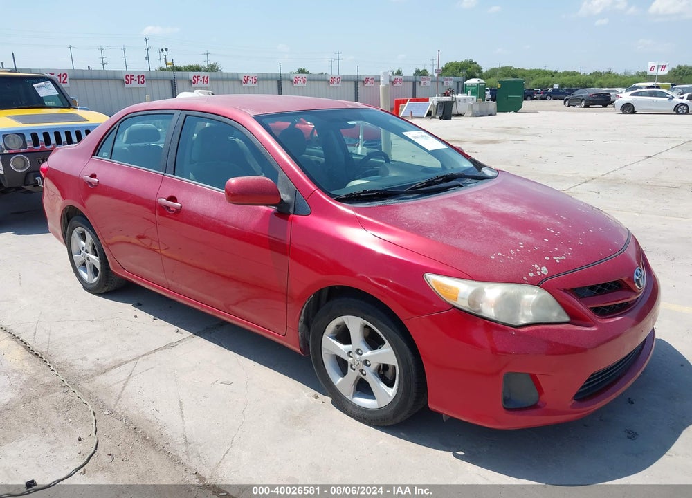 2011 TOYOTA COROLLA LE VIN: 2T1BU4EE7BC576783