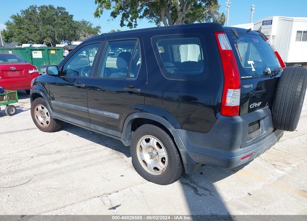 2005 HONDA CR-V LX VIN: SHSRD78555U346096