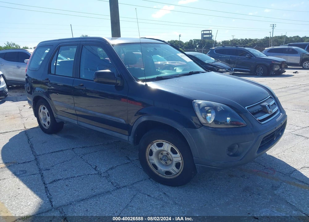 2005 HONDA CR-V LX VIN: SHSRD78555U346096