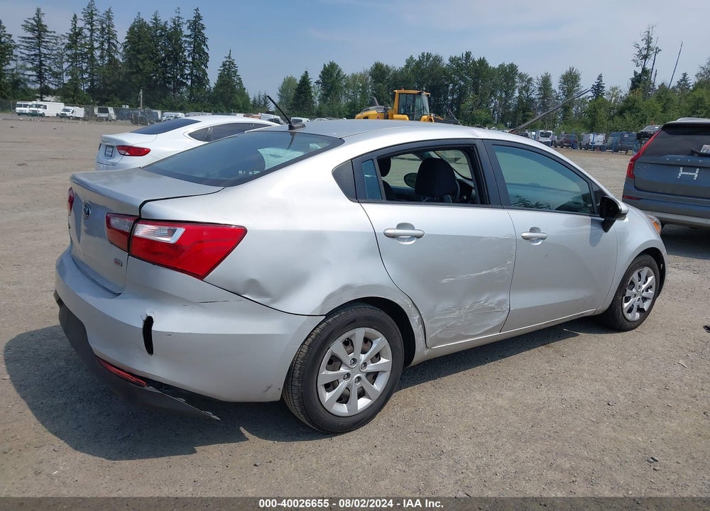 2016 KIA RIO LX VIN: KNADM4A34G6561103