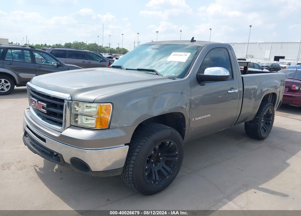 2009 GMC SIERRA 1500 WORK TRUCK VIN: 1GTEC14CX9Z102325