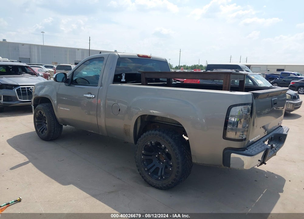 2009 GMC SIERRA 1500 WORK TRUCK VIN: 1GTEC14CX9Z102325