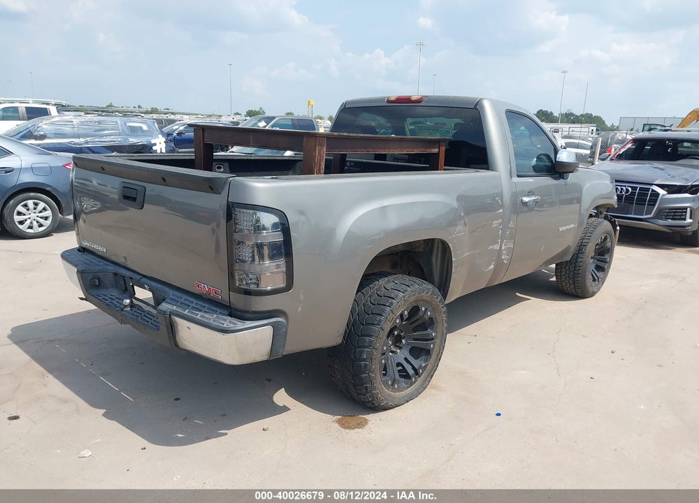 2009 GMC SIERRA 1500 WORK TRUCK VIN: 1GTEC14CX9Z102325