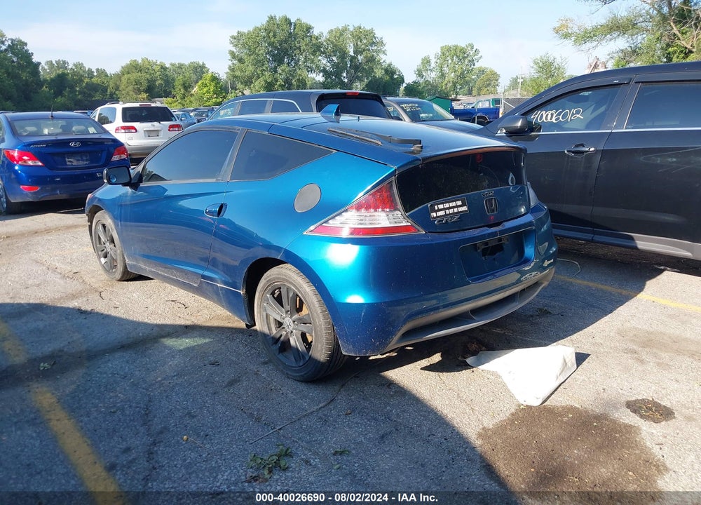 2012 HONDA CR-Z VIN: JHMZF1C44CS004022
