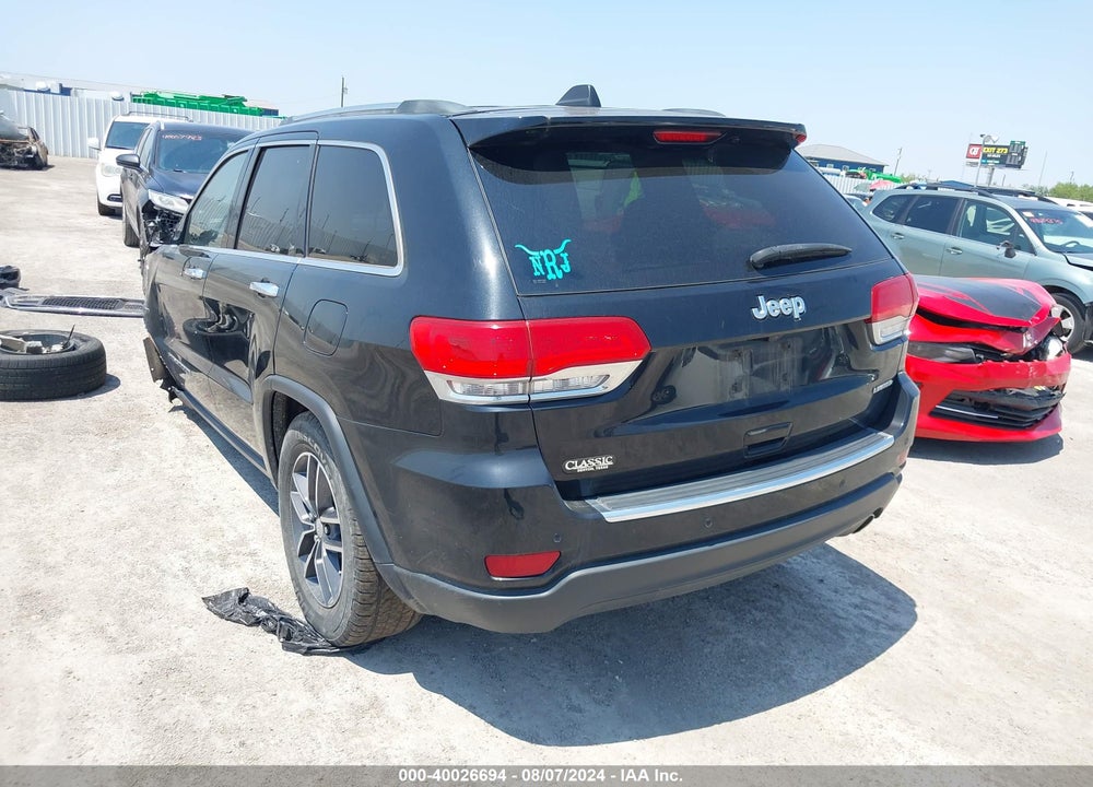 2018 JEEP GRAND CHEROKEE LIMITED 4X2 VIN: 1C4RJEBG8JC361858