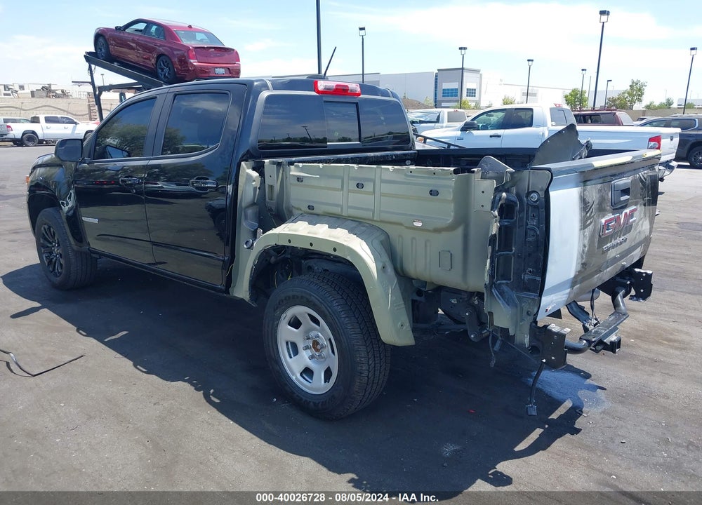 2022 GMC CANYON 2WD SHORT BOX ELEVATION VIN: 1GTG5CEN0N1198473