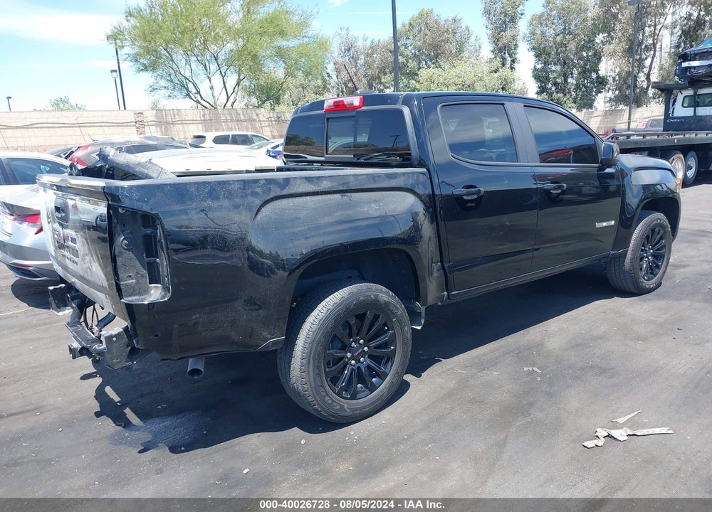 2022 GMC CANYON 2WD SHORT BOX ELEVATION VIN: 1GTG5CEN0N1198473
