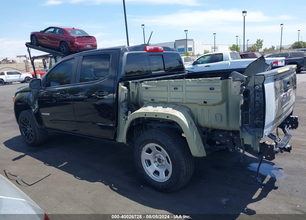 2022 GMC CANYON 2WD SHORT BOX ELEVATION VIN: 1GTG5CEN0N1198473