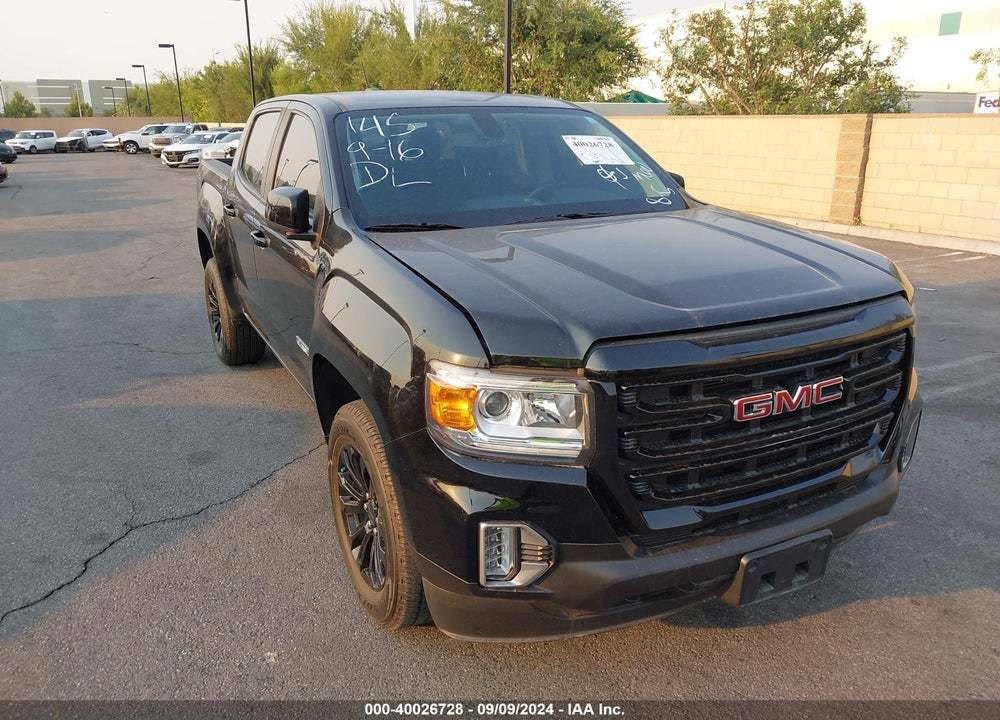 2022 GMC CANYON 2WD SHORT BOX ELEVATION VIN: 1GTG5CEN0N1198473