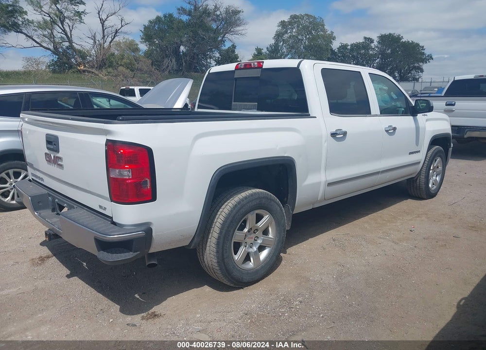 2014 GMC SIERRA 1500 SLT VIN: 3GTU2VEC4EG499609