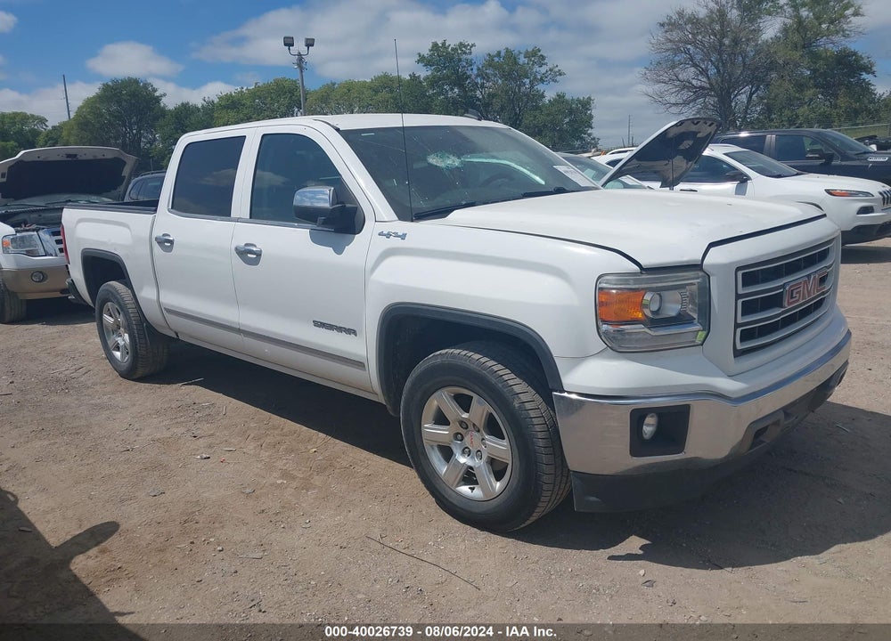 2014 GMC SIERRA 1500 SLT VIN: 3GTU2VEC4EG499609