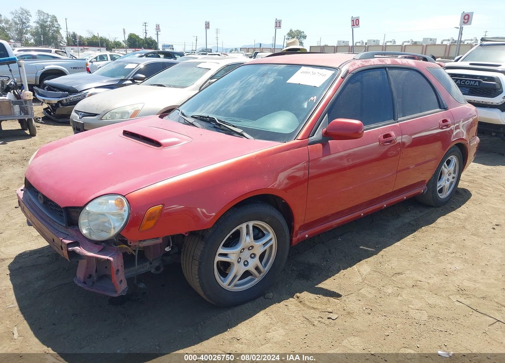 2002 SUBARU IMPREZA WRX VIN: JF1GG29602G833505