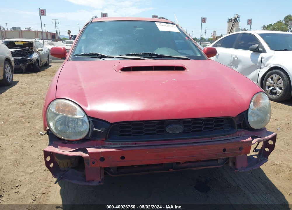 2002 SUBARU IMPREZA WRX VIN: JF1GG29602G833505