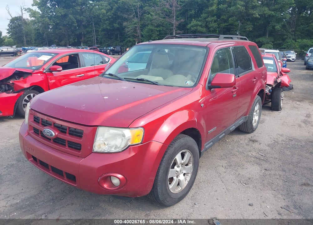 2008 FORD ESCAPE LIMITED VIN: 1FMCU94138KE00381