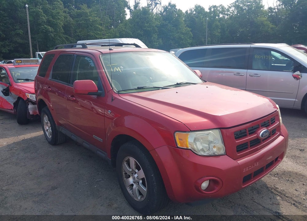 2008 FORD ESCAPE LIMITED VIN: 1FMCU94138KE00381