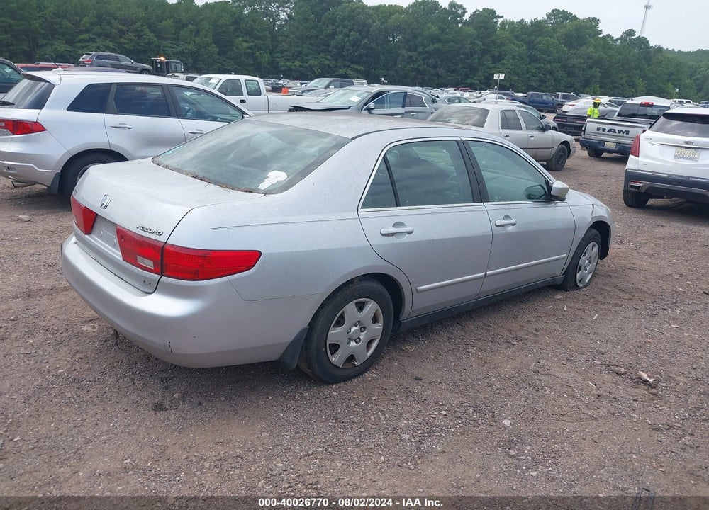 2005 HONDA ACCORD 2.4 LX VIN: 1HGCM56405A106055