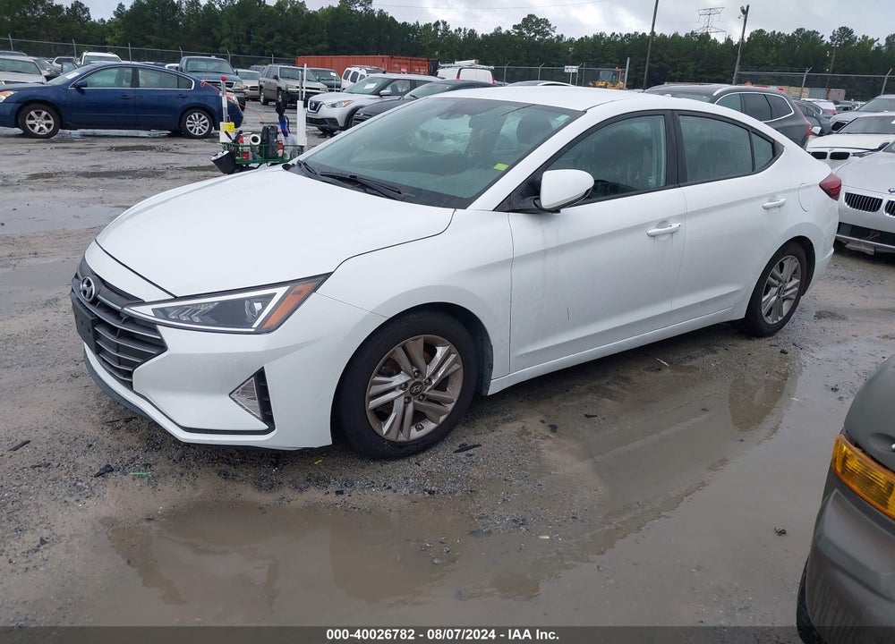 2019 HYUNDAI ELANTRA SEL VIN: 5NPD84LFXKH403720